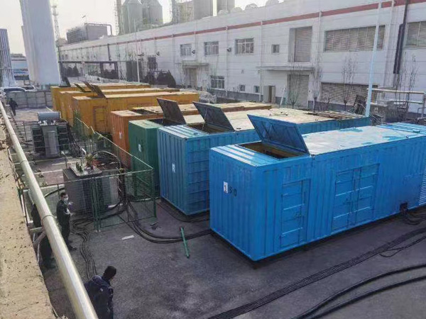 昆玉柴油发电机出租案例展示